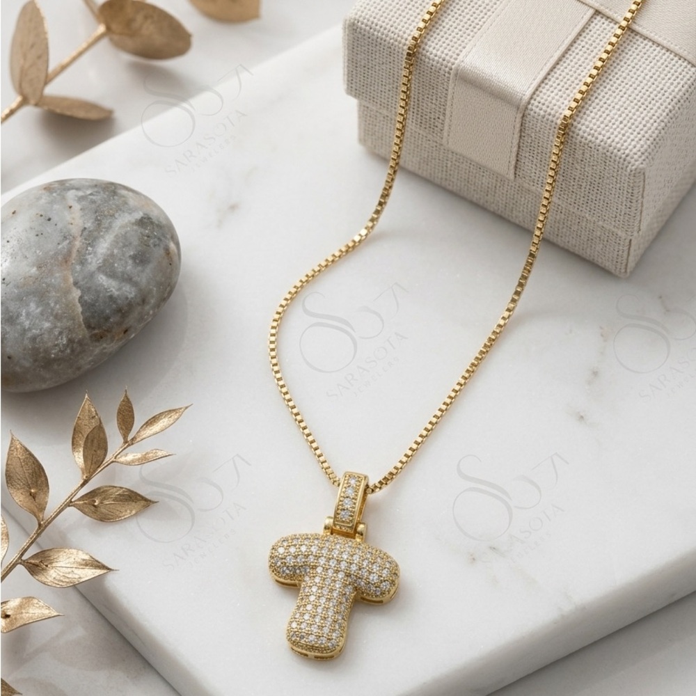 Gold Pavé Cross Pendant Necklace - Women Jewelry